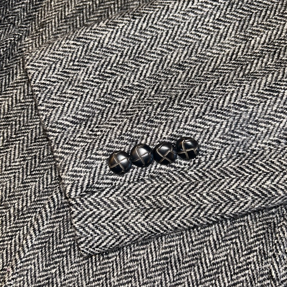 Jos. A. Bank Gray Herringbone Sport Coat - Picture 3 of 8